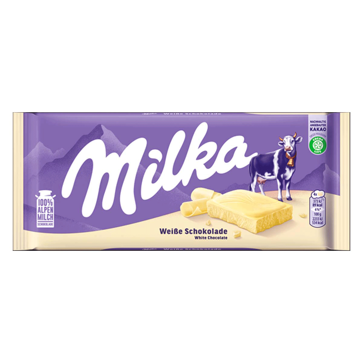 Белый-шоколад-Milka-White-Chocolate Белый шоколад Milka White Chocolate опт
