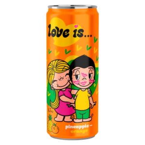 Газированный напиток Love Is со вкусом ананаса и апельсина опт