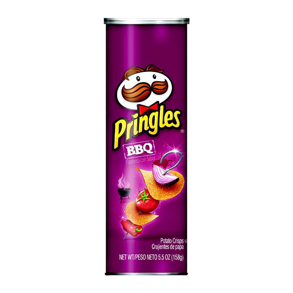 Картофельные-чипсы-Pringles-BBQ-со-вкусом-барбекю Картофельные чипсы Pringles BBQ со вкусом барбекю опт