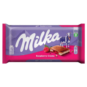 Шоколад Milka Raspberry Cream с малиновым кремом опт