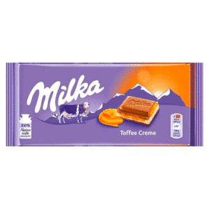 Шоколад Milka Toffee Creme с карамельным кремом опт