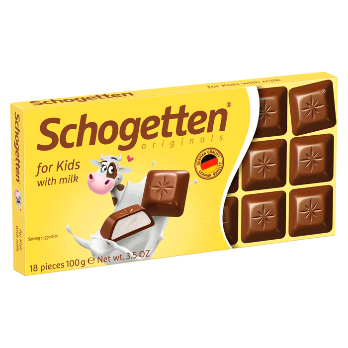 Шоколад-Schogetten-for-Kids-with-Milk-с-молочной-начинкой Шоколад Schogetten for Kids with Milk с молочной начинкой опт