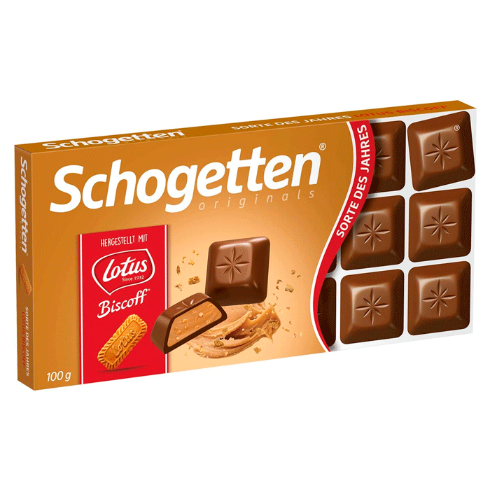 Шоколад-Schogetten-Lotus-Biscoff-с-кремовой-начинкой-с-кусочками-печенья Шоколад Schogetten Lotus Biscoff с кремовой начинкой с кусочками печенья опт