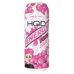 Энергетический напиток HQD Energy PinQ со вкусом бабл гам опт