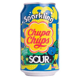 Газированный напиток Chupa Chups Sour Blueberry со вкусом кислой черники опт