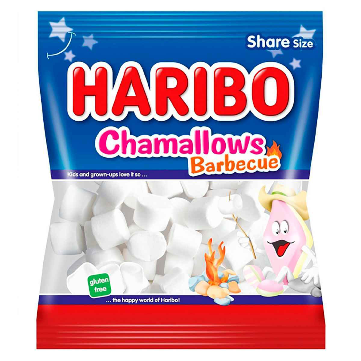Маршмеллоу-Haribo-Chamallows-Barbecue-барбекю Маршмеллоу Haribo Chamallows Barbecue барбекю опт