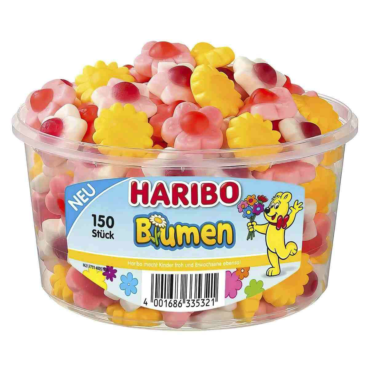 Жевательный-мармелад-Haribo-Blumen,-Цветы Жевательный мармелад Haribo Blumen, Цветы опт