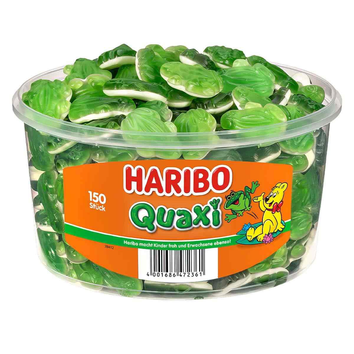 Жевательный-мармелад-Haribo-Quaxi-лягушата Жевательный мармелад Haribo Quaxi лягушата опт