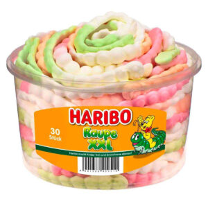 Жевательный мармелад Haribo Raupe XXL гусеница опт