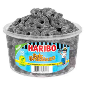 Жевательный мармелад Haribo Veggie Salz Brezeln в виде соленых кренделей опт