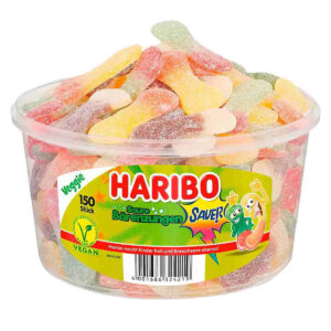 Жевательный мармелад Haribo Veggie Saure Bärenzungen медвежьи языки опт