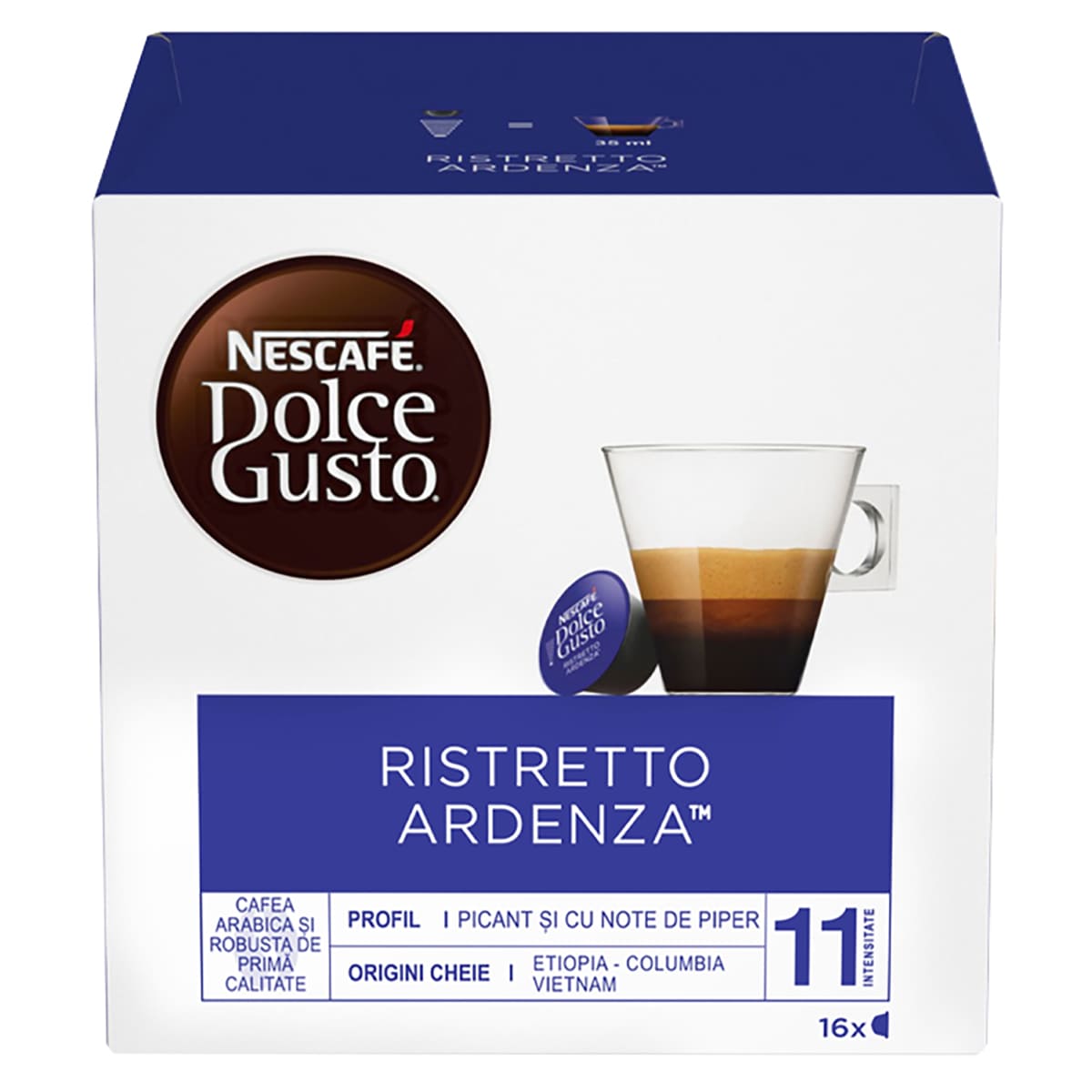 Кофе натуральный жареный молотый в капсулах Nescafe Dolce Gusto Ristretto Ardenza Кофе натуральный жареный молотый в капсулах Nescafe Dolce Gusto Ristretto Ardenza опт