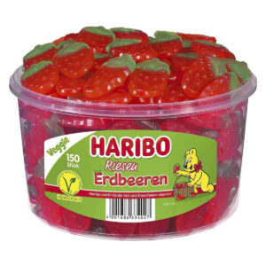 Мармелад Haribo Veggie Riesen Erdbeeren гигантская клубника опт