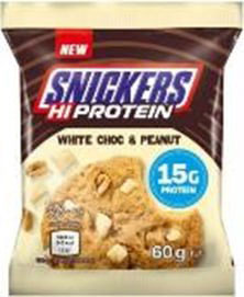 Печенье протеиновое Snickers White Choc&Peanut (Сникерс Белый шоколад-Арахис) опт